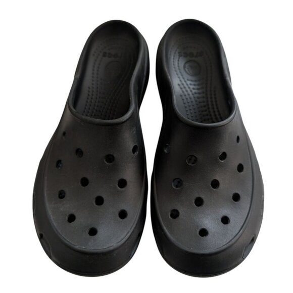 CROCS Freesail Mules Black Slip-On Sandals Womens Size 8 - Picture 3 of 7